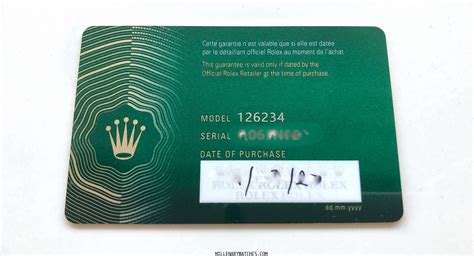 rolex warranty card|rolex 5 year warranty.